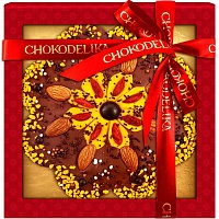 Подарочный шоколад Chokodelika "Желтый цветок желаний", 150 гр.