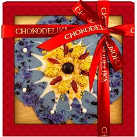 Подарочный шоколад Chokodelika "Синий цветок желаний", 150 гр.