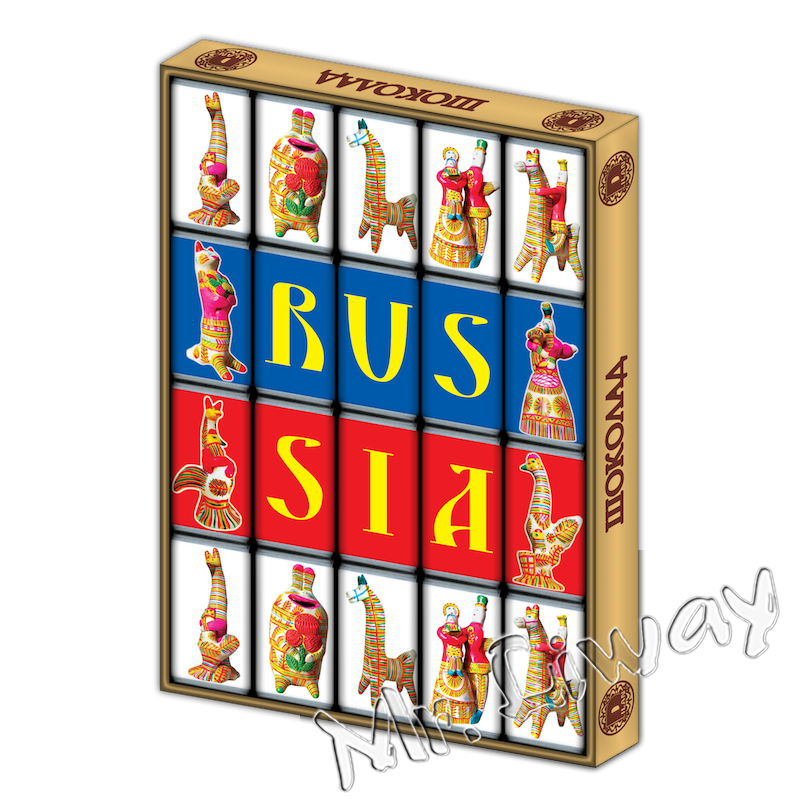 Маленькие шоколадки "Россия"