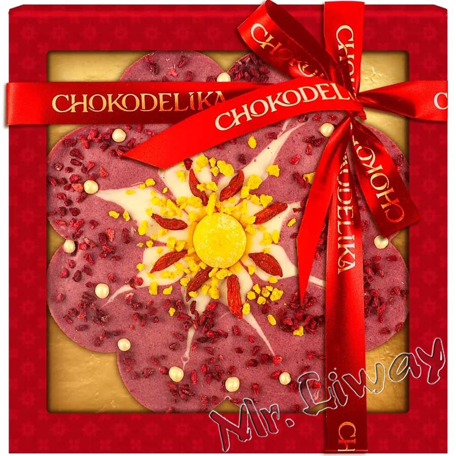 Подарочный шоколад Chokodelika "Розовый цветок желаний", 150 гр. купить по цене 960 руб.