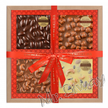 Подарочный набор шоколада Chokodelika "ПРЕМИУМ №4" купить по цене 2390 руб.