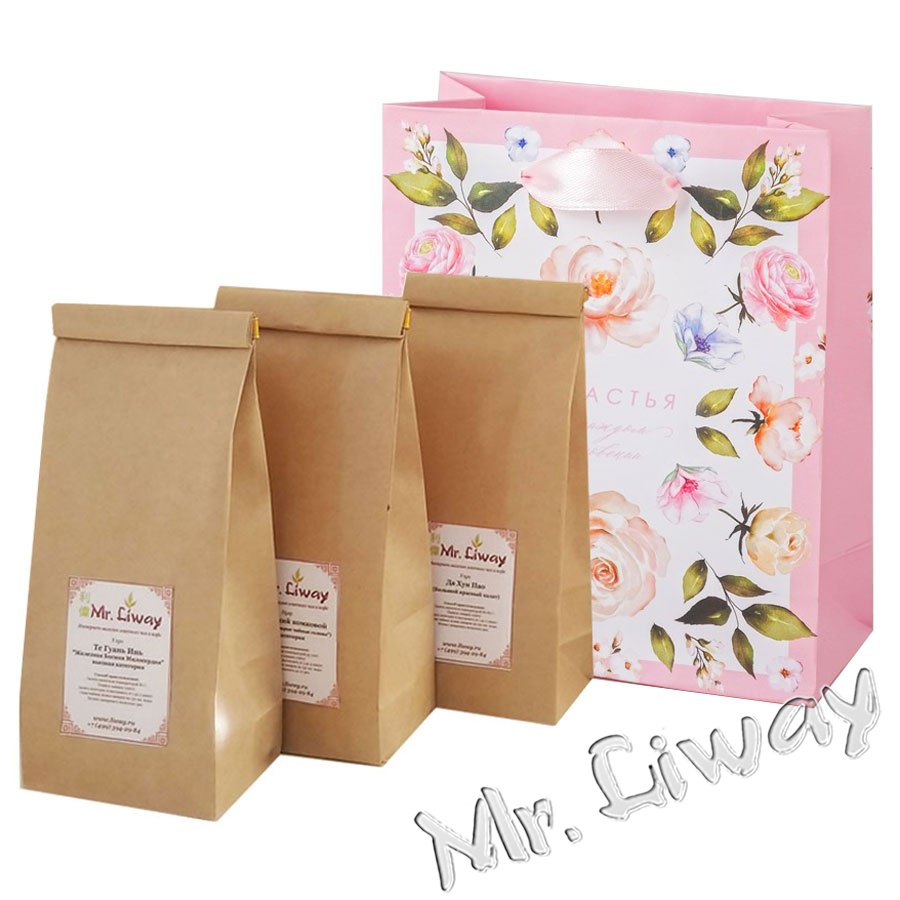 Подарочный набор для женщин из 3 видов чая "Счастья" купить по цене 462 руб.
