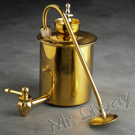 Сифон для варки чая и кофе "Золотой", 400 мл. купить по цене 16260 руб.